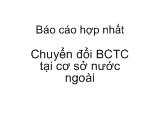 Chuyển đổi bê tông cốt thép tại cơ sở nước ngoài