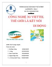 Công nghệ 3G Viettel thế giới là kết nối di động