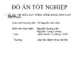 Đồ án Tìm hiểu quy trình công nghệ sản xuất gạch men