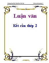 Luận văn Kết cấu thép 2