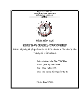 Một số giải pháp nhằm thu hút FDI vào các KCN trên địa bàn Thành phố Hồ Chí Minh