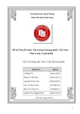 Thuyết trình- Thị trường Thương phiếu Việt Nam – Thực trạng và giải pháp