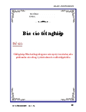 Luận văn Giải pháp Marketing nâng cao sức cạnh tranh cho sản phẩm các công ty kinh doanh xuất nhập khẩu