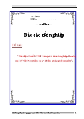 Luận văn Gian lận thuế giá trị gia tăng trong các doanh nghiệp thương mại ở Việt Nam hiện nay và biện pháp phòng ngừa