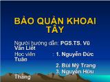 Bảo quản khoai tây