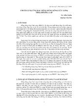 Chuỗi cung ứng rau đồng bằng sông cửu long theo hướng GAP