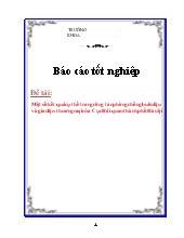 Luận văn Một số kết quả cụ thể trong công tác phòng chống buôn lậu và gian lận thương mại của Cục Hải quan thành phố Hà nội