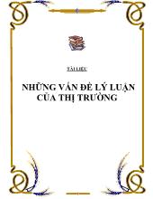 Những vấn đề lý luận của thị trường