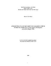 Ảnh hưởng của sự kết hợp các loại kích thích tố đến sự sinh sản cá sặc rằn (trichogaster pectoralis, regan 1910)
