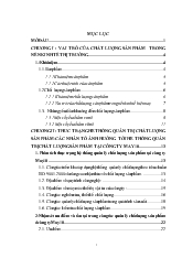 Thực tập một số vấn đề về quản lý chất lượng sản phẩm tại công ty May 10