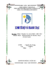 Thực trạng và giải pháp chủ yếu nhằm phát triển kinh tế trang trại ở Việt Nam