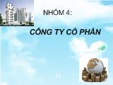 Báo cáo Thuyết trình- Công ty cổ phần