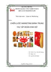Chiến lược marketing bánh trung thu tập đoàn Kinh Đô
