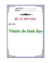 Thước đo lãnh đạo