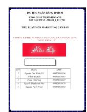 Chiến lược marketing cho sản phẩm son môi KISS LIP