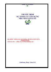 Đề tài Dự án đầu tư nhà máy gỗ