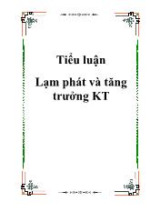 Lạm phát và tăng trưởng kinh tế hiện nay