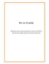 Biện pháp mở rộng và nâng cao hiệu quả cho vay hộ sản xuất ở Hội sở Ngân hàng Nông nghiệp và phát triển nông thôn tỉnh Hà Giang
