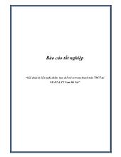 Giải pháp & kiến nghị nhằm hạn chế rủi ro trong thanh toán tín dụng chứng từ tại Ngân hàng Đầu tư & Phát triển Nam Hà Nội