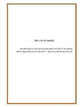 Giải pháp nâng cao hiệu quả hoạt động thanh toán quốc tế theo phương thức tín dụng chứng từ tại Sở giao dịch I – Ngân hàng công thương Việt Nam