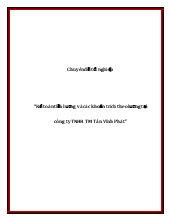 Kế toán tiền lương và các khoản trích theo lương tại công ty Trách nhiệm hữu hạn thương mại Tân Vĩnh Phát