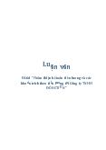 Luận văn Hoàn thiện kế toán tiền lương và các khoản trích theo tiền lương tại Công ty trách nhiệm hữu hạn Đông Tiến