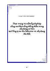 Thực trạng và một số giải pháp nâng cao khả năng thắng thầu trong xây dựng cơ bản tại Công ty tư vấn kiến trúc và xây dựng Hà Nội