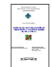 Luận văn Phân tích tình tín dụng ngắn hạn cho mô hình VAC tại ngân hàng nông nghiệp và phát triển triển nông thôn chi nhánh thị xã Vĩnh Long