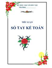Tiễu luận Sổ tay kế toán