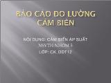 Báo cáo Đo lường cảm biến