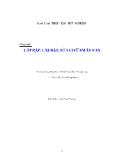 Chuyên đề Lắp ráp, cài đặt, sửa chữa máy fax