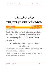 Đề tài Tìm hiểu quá trình đại tu động cơ và các hệ thống trên ôtô (hệ thống lái và hệ thống treo)