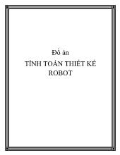 Đồ án Tính toán thiết kế robot