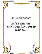 Đồ án Xử lý khí NH3 bằng phương pháp hấp thụ