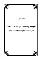 Luận văn VINATEX với quá trình xây dựng và phát triển thương hiệu quốc gia