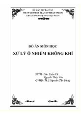 Tính toán-Thiết kế hệ thống xử lí khói bụi bằng phương pháp lọc cho nhà máy sản xuất bột mỳ với năng suất 15000m3/h