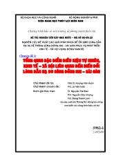 Tổng quan đặc điểm điều kiện tự nhiên, kinh tế- Xã hội liên quan đến biến đổi lòng dẫn hạ du sông Đồng Nai- Sài Gòn