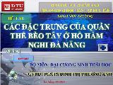 Đề tài Các đặc trưng của quần thể bèo tây ở hồ Hàm Nghi Đà Nẵng