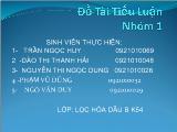 Đề tài Các phương pháp sinh học xử lý nước thải trong công nghiệp hóa học và công nghiệp lọc – hóa dầu (Lọc dầu, hóa dầu, chế biến khí)