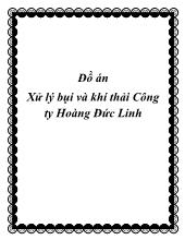Đồ án Xử lý bụi và khí thải Công ty Hoàng Đức Linh