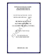 Hệ thống quản lý vé đặt theo mùa phục vụ các sự kiện thể thao, văn hóa