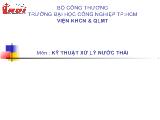 Kỹ thuật xử lý nước thải xử lý kỵ khí