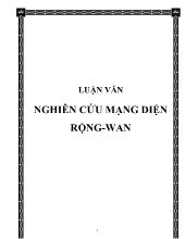 Luận văn Nghiên cứu mạng diện rộng-WAN