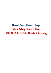 Nhà máy kính nổi Viglacera Bình Dương