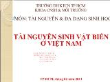 Tài nguyên sinh vật biển ở Việt Nam