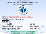 Tìm hiểu công nghệ sản xuất Malt