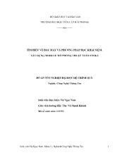 Tìm hiểu về học máy và phương pháp học khái niệm. Xây dựng module mô phỏng thuật toán Find-S