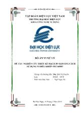 Đề tài Nghiên cứu thiết kế mạch đo khoảng cách sử dụng vi điều khiển PIC16f887