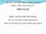 Đề tài Tìm hiểu phần mềm HFSS phân tích ống dẫn sóng hình chữ nhật