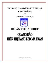 Đồ án Quang báo hiển thị bằng LED ma trận